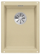 Blanco Subline 320-U Silgranit PuraDur 2, Farbe tartufo, InFino Ablauf, 523414