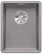 Blanco Subline 320-F Silgranit PuraDur 2, flchenbndig, Farbe felsgrau, InFino Ablauf, 523417