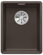 Blanco Subline 320-F Silgranit PuraDur 2, flchenbndig, Farbe jasmin, InFino Ablauf, 523420