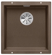 Blanco Subline 400-U Silgranit PuraDur 2, Farbe champagner, InFino Ablauf, 523428