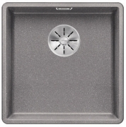 Blanco Subline 400-F Silgranit PuraDur 2, flchenbndig, Farbe alumetallic, InFino Ablauf, 523496