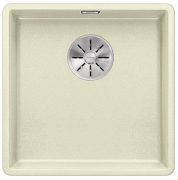 Blanco Subline 400-F Silgranit PuraDur 2, flchenbndig, Farbe alumetallic, InFino Ablauf, 523496