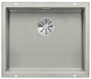 Blanco Subline 500-U Silgranit PuraDur 2, Farbe felsgrau, InFino Ablauf, 523433