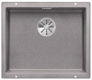 Blanco Subline 500-U Silgranit PuraDur 2, Farbe champagner, InFino Ablauf, 523438