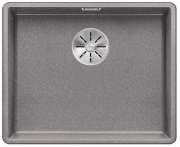 Blanco Subline 500-F Silgranit PuraDur 2, fl�chenb�ndig, Farbe cafe, InFino Ablauf, 523537