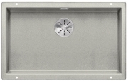 Blanco Subline 700-U Silgranit PuraDur 2, Farbe alumetallic, InFino Ablauf, 523444
