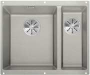 Blanco Subline 340/160-U Silgranit PuraDur 2, Becken links, Farbe muskat, InFino Ablauf, 523555