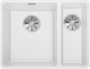 Blanco Subline 340/160-F Silgranit PuraDur 2, fl�chenb�ndig, Farbe jasmin, InFino Ablauf, 523572