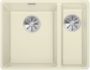 Blanco Subline 340/160-F Silgranit PuraDur 2, flchenbndig, Farbe cafe, InFino Ablauf, 523573