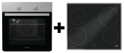 Gorenje Black Pepper E05, Backofen-Kochfeld Set, BO 615 E 19 XK-2 + IT 614 X, mit 5 Jahren Garantie!