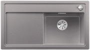 Blanco Zenar 5 S Silgranit PuraDur 2, Becken rechts, inkl. Glasschneidbrett, Farbe felsgrau, InFino Ablauf, 523879