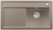Blanco Zenar 5 S Silgranit PuraDur 2, Becken rechts, inkl. Holzschneidbrett, Farbe cafe, InFino Ablauf, 523932