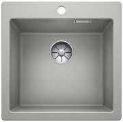 Blanco Pleon 5 Silgranit PuraDur, Farbe perlgrau, InFino Ablauf, 523679