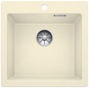 Blanco Pleon 5 Silgranit PuraDur, Farbe jasmin, InFino Ablauf, 523681