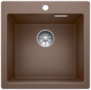 Blanco Pleon 5 Silgranit PuraDur, Farbe tartufo, InFino Ablauf, 523683