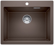 Blanco Pleon 6 Silgranit PuraDur, Farbe alumetallic, InFino Ablauf, 523688