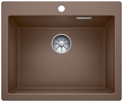 Blanco Pleon 6 Silgranit PuraDur, Farbe champagner, InFino Ablauf, 523692