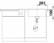 Blanco Zenar XL 6 S Compact Silgranit PuraDur, Farbe alumetallic, Holzschneidbrett, InFino Ablauf, 523766