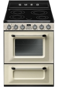 SMEG TR60IP Kochzentrum, Creme, 60 cm, 4 Induktionskochzonen, mit 5 Jahren Garantie!