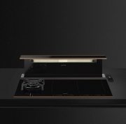 Smeg KSDD90VN-2 Downdraft-Muldenlfter, Randabsaugung vorne/hinten, Schwarzglas, 90 cm, Energieeffizienzklasse: A, mit 5 Jahren Garantie!