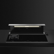 Smeg KSDD90VN-2 Downdraft-Muldenlfter, Randabsaugung vorne/hinten, Schwarzglas, 90 cm, Energieeffizienzklasse: A, mit 5 Jahren Garantie!