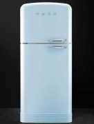 SMEG FAB50LPB Khl-Gefrier-Kombination, Pastellblau, Linksanschlag, EEK: A++, mit 5 Jahren Garantie!