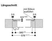 Gaggenau CI 262 101, Induktions-Kochfeld, rahmenlos, 60 cm. Mit 5 Jahren Garantie!