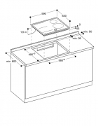 Gaggenau CI 262 111, Induktions-Kochfeld, Edelstahl-Rahmen, 60 cm. Mit 5 Jahren Garantie!