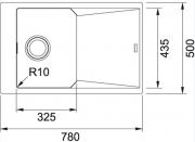 Franke FX FXG 611-78 Fragranit+ Beige, 114.0512.406, Einbau 45cm