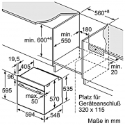 Constructa CH3M10050, Einbau-Elektroherd, Edelstahl, EEK: A, mit 5 Jahren Garantie!