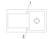 Villeroy & Boch Siluet 50, Farbe KR Crema (glnzend), Classicline