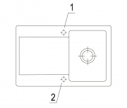Villeroy & Boch Siluet 45, Farbe i5 Sand, Classicline