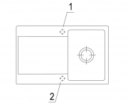 Villeroy & Boch Siluet 45 flat, Farbe TR Timber, Premiumline