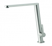 Villeroy & Boch Armatur Finera Slope Edelstahl massiv, Hochdruck Festauslauf, 927600LC