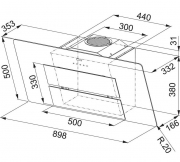 Franke Maris FMA 907 BK/XS Edelstahl / Glas wei, 330.0507.739, Mit 5 Jahren Garantie!