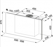 Franke Smart Flat FSFL 905 BK Glas schwarz, 330.0506.199, Mit 5 Jahren Garantie!
