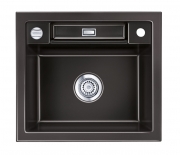 Systemceram KeraDomo Bela 57, Farbe Nero (glnzend), mit 5 Jahren Garantie