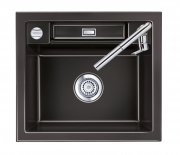 Systemceram KeraDomo Bela 57 F, Farbe Nero (glnzend), mit 5 Jahren Garantie