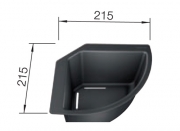 Blanco Eck-Schale, 235866