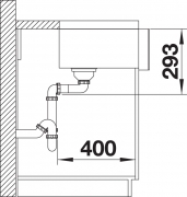 Blanco Cronos XL 8-U, Edelstahl, InFino Ablauf, 523380