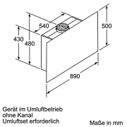 Neff DFHP 951 S / D95FHP1S0, Wandesse 90 cm, EEK: A, mit 5 Jahren Garantie!