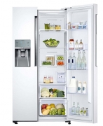 Samsung RS5FK6608WW/EG, Edelstahl Look, K�hl-/Gefrierkombination Edelstahl. Mit 5 Jahren Garantie!