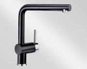 Blanco Linus-S Black Edition, schwarz matt, Hochdruck, 523116