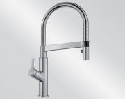 Blanco Solenta-S, Edelstahl finish Ultraresist, Hochdruck, Senso Hebel links, 523127