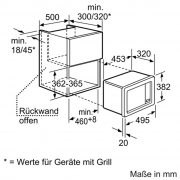 Constructa CN151151, Einbau-Mikrowellengert, Edelstahl, mit 5 Jahren Garantie!