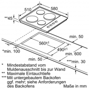 Constructa CA310151, Autarke Elektrokochstelle, Edelstahl, 60 cm, mit 5 Jahren Garantie!