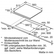 Constructa CA421253, Autarke Induktionskochstelle, Edelstahlrahmen, 60 cm, mit 5 Jahren Garantie!
