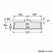 Constructa CD70130, Lfterbaustein, silbermetallic, 60 cm, EEK: E, mit 5 Jahren Garantie!