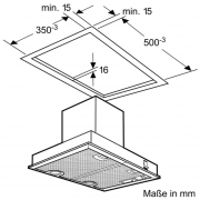 Constructa CD77130, Lfterbaustein, silbermetallic, 60 cm, EEK: D, mit 5 Jahren Garantie!