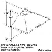 Constructa CD619650, Wandesse Walmdach, Edelstahl, 90 cm, EEK: C, mit 5 Jahren Garantie!